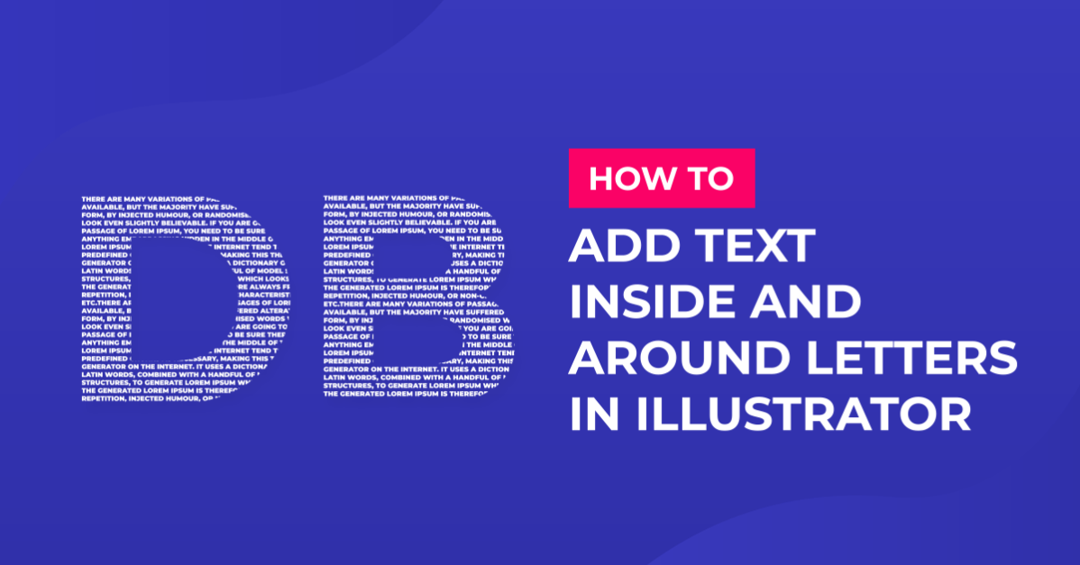 Text In and Around Letters in Illustrator