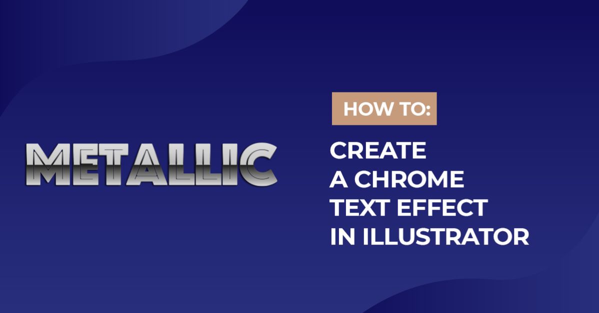 Chrome Text Effect in Illustrator