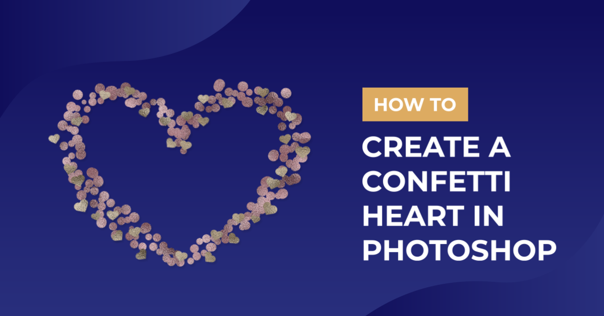 Confetti Heart in Photoshop