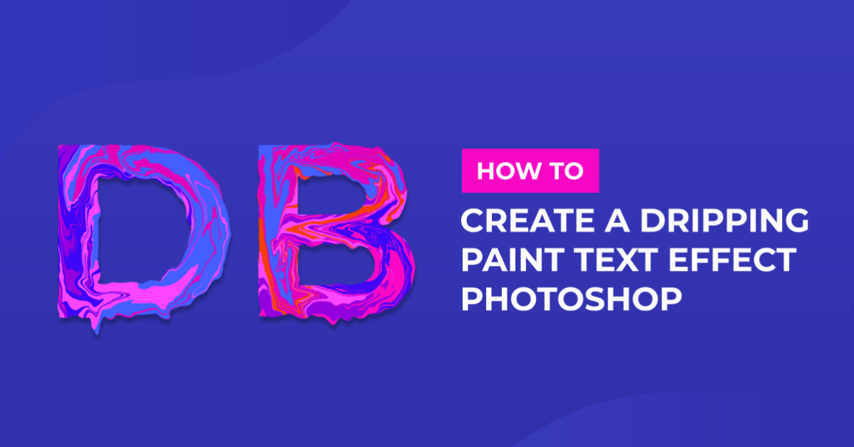 Dripping Paint Text Effect Photoshop