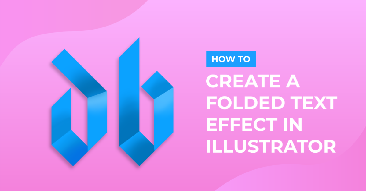 Folded Text Effect in Illustrator