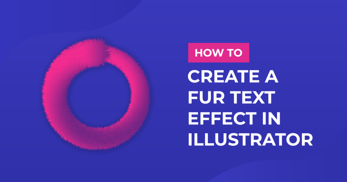 Fur Text Effect in Illustrator