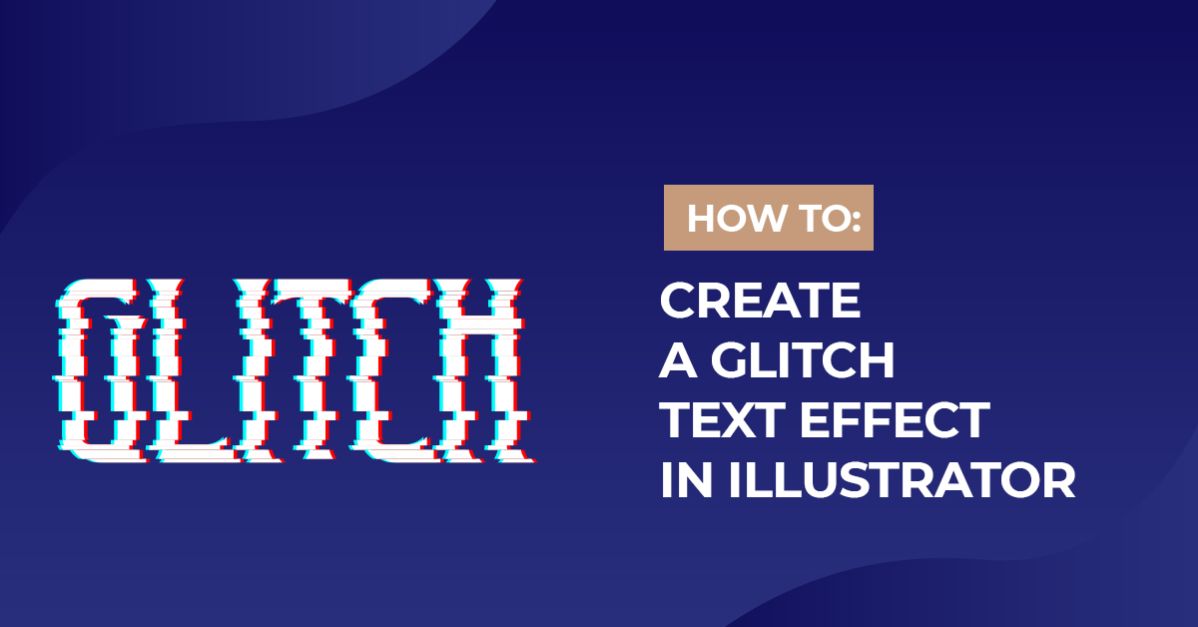 Glitch Text Effect in Illustrator
