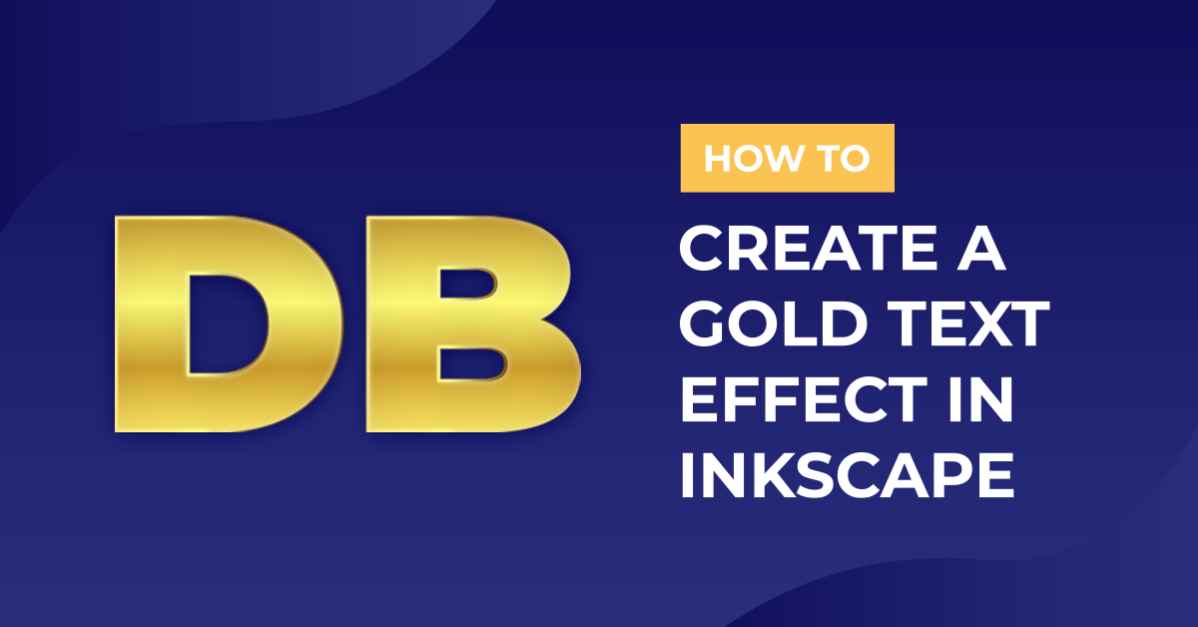 How to Create a Gold Text Effect in Inkscape