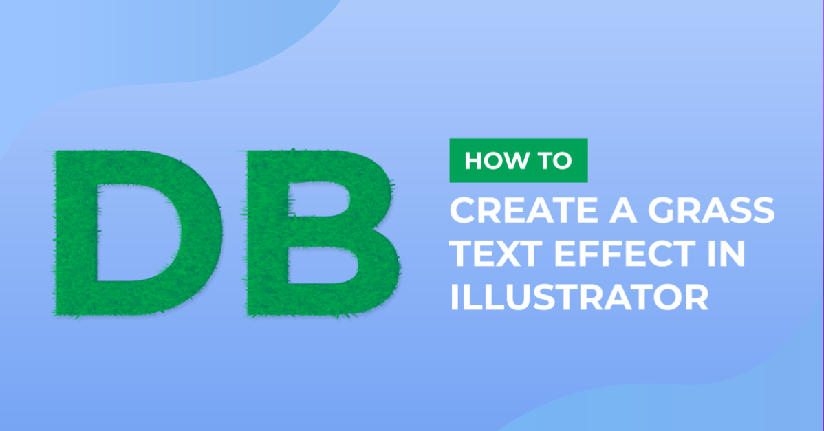 Grass Text Effect in Illustrator