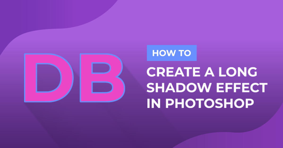 Long Shadow Effect on Text in Photoshop