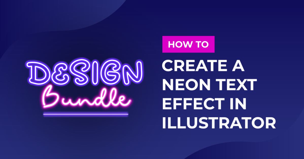 Neon Text Effect in Illustrator