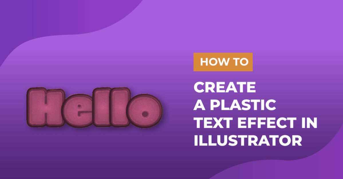 Plastic Text Effect in Illustrator