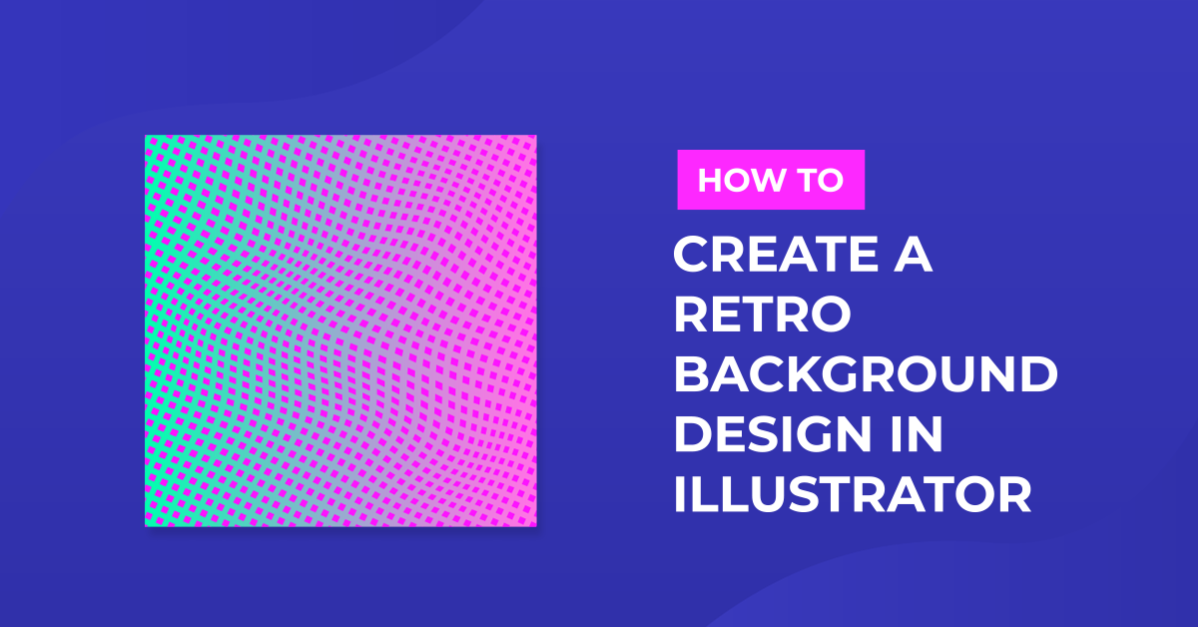 Retro Background Design in Illustrator