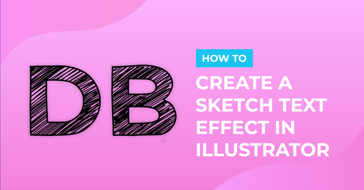 Sketch Text Effect in Illustrator