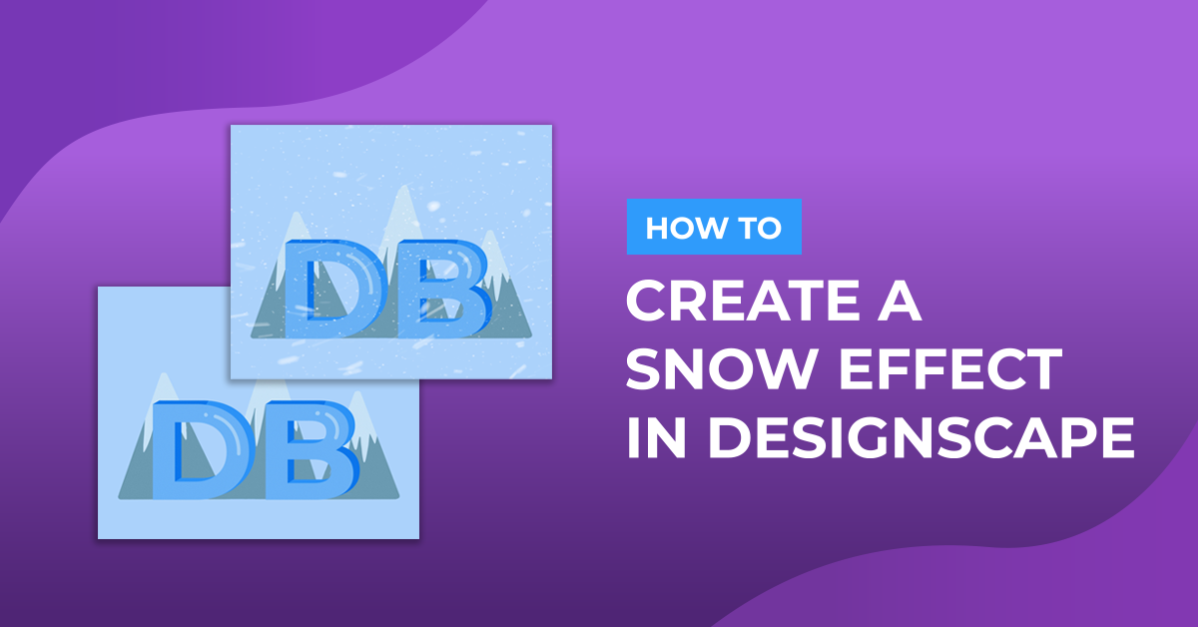 How to Create a Snow Effect in DesignScape