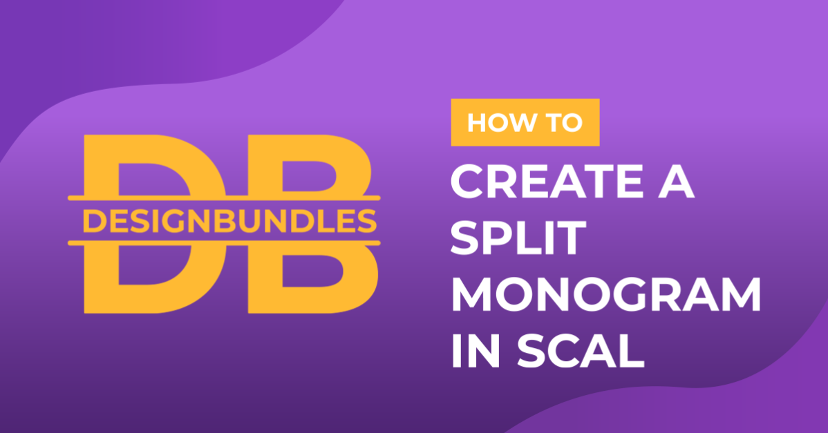 How to Create a Split Monogram Effect in Sure Cuts A Lot 4