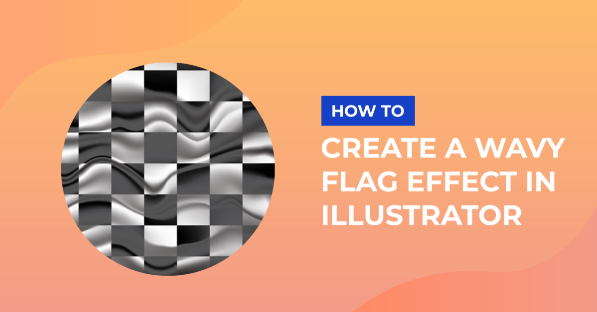 Wavy Flag Effect in Illustrator