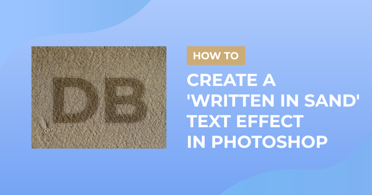 Text on Sand in Photoshop