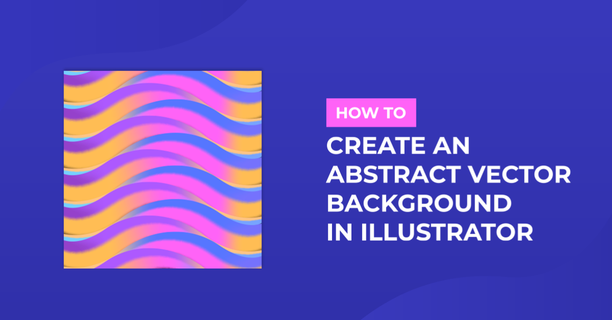 Abstract Vector Background in Illustrator