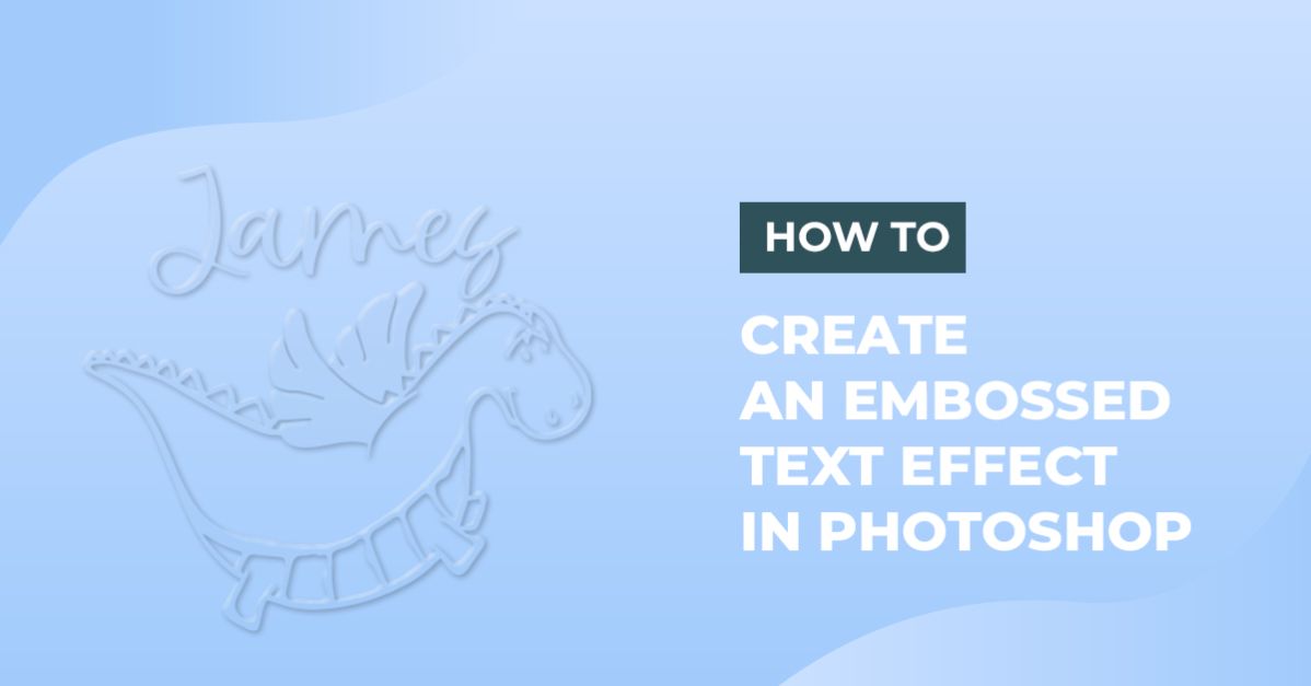 How to Create an Embossed Text Effect in Photoshop