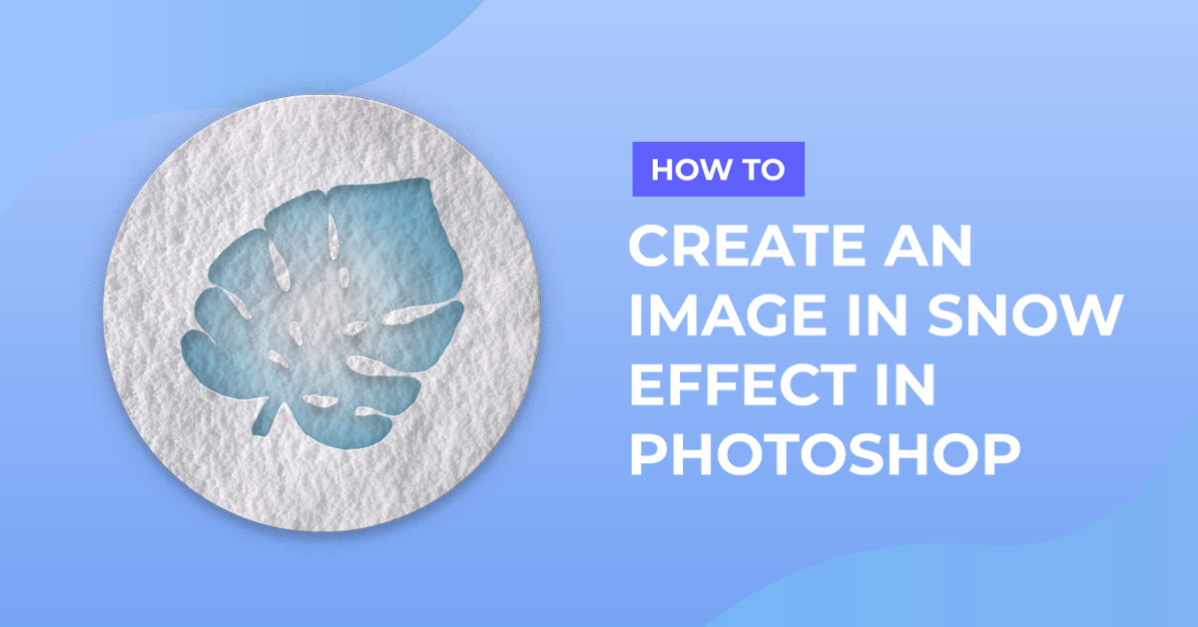 Image in Snow Photoshop
