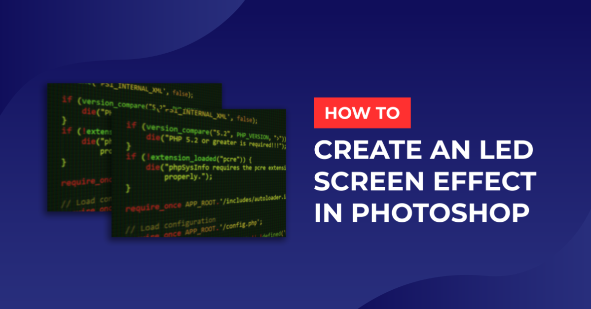 Led Screen Effect Photoshop