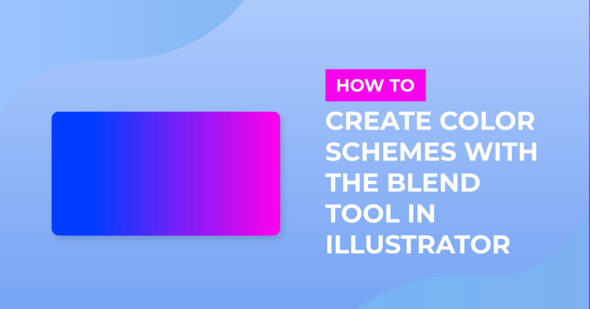 Create Color Schemes with Blend Tool in Illustrator