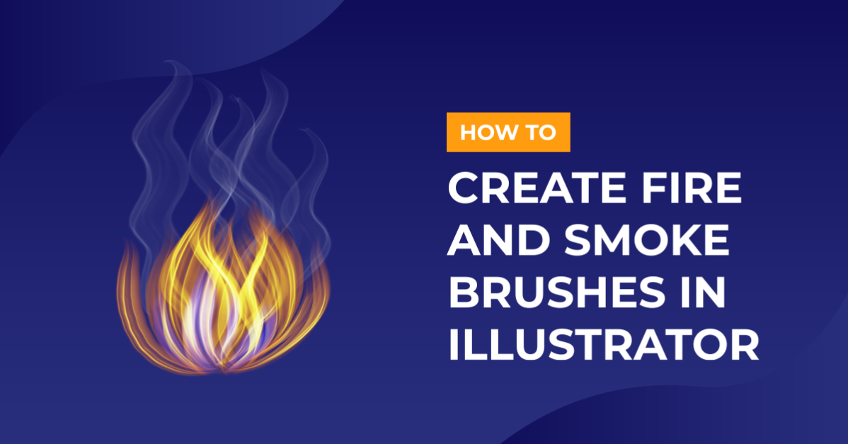 Fire and Smoke Brushes in Illustrator