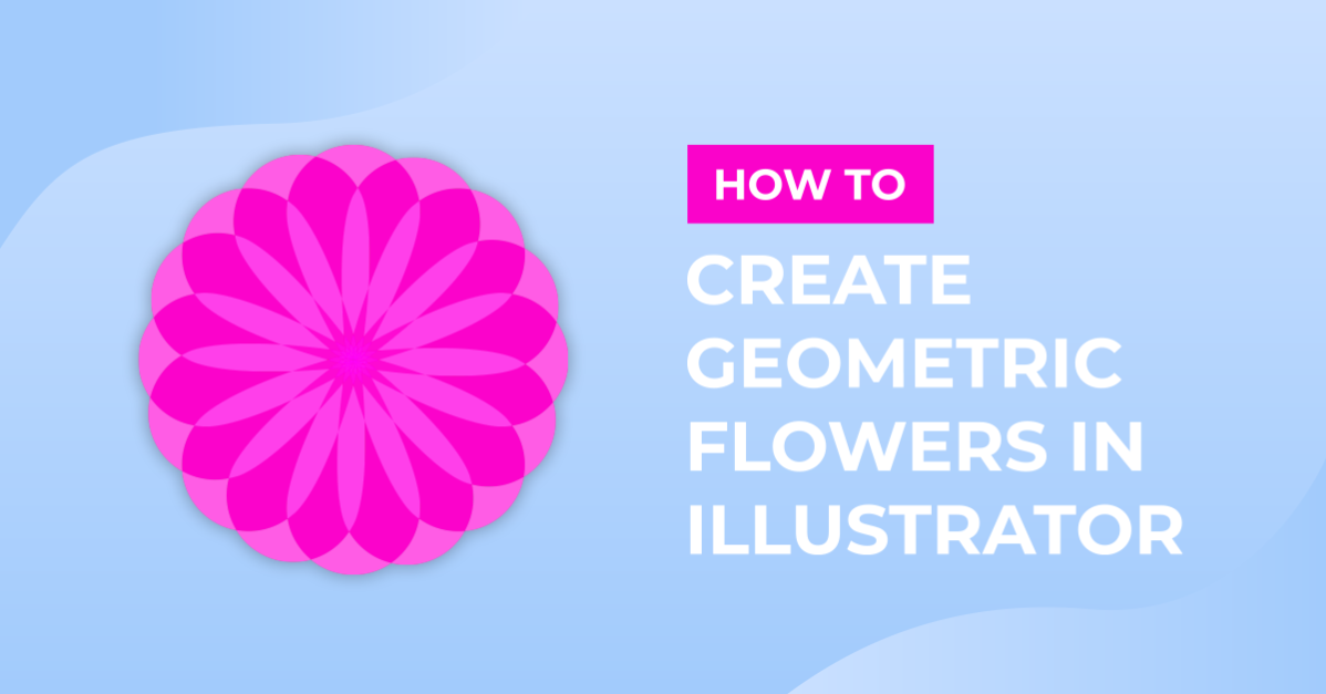 Geometric Flower in Illustrator