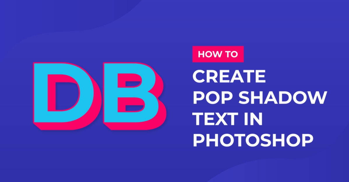 Pop Shadow Text in Photoshop