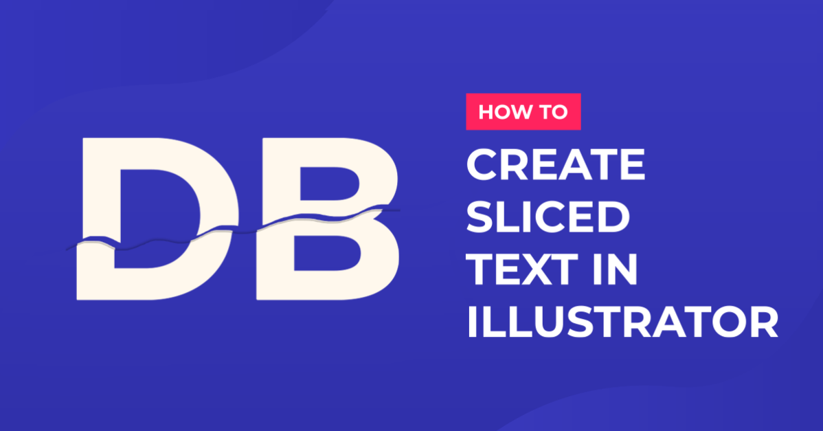 Sliced Text in Illustrator