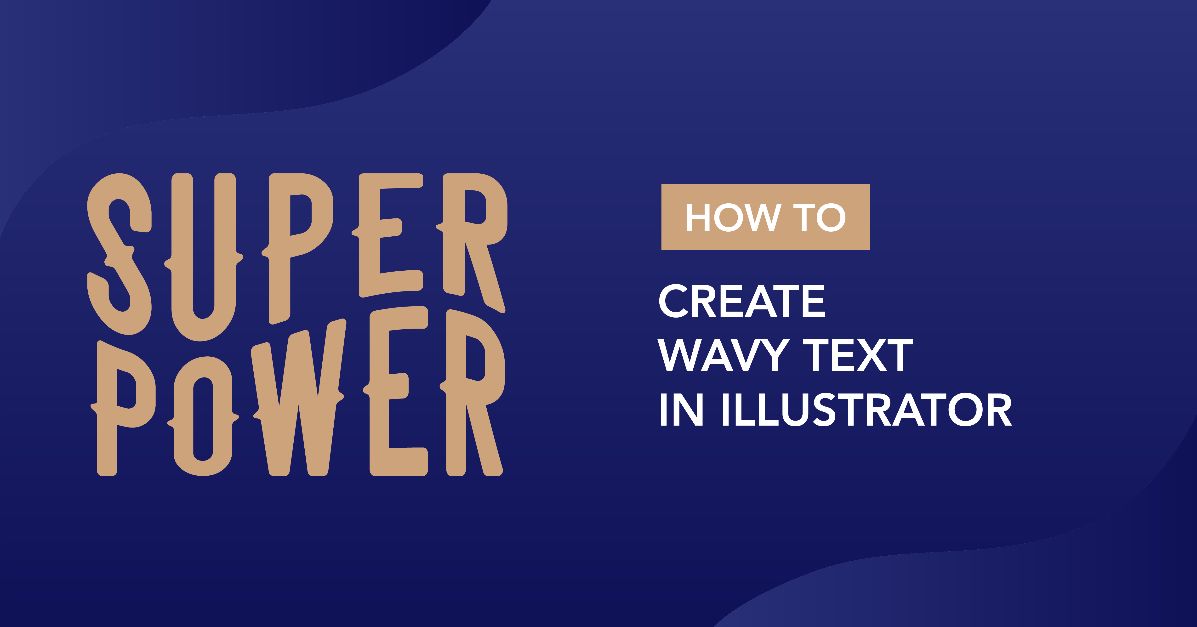 Wavy Text in Illustrator