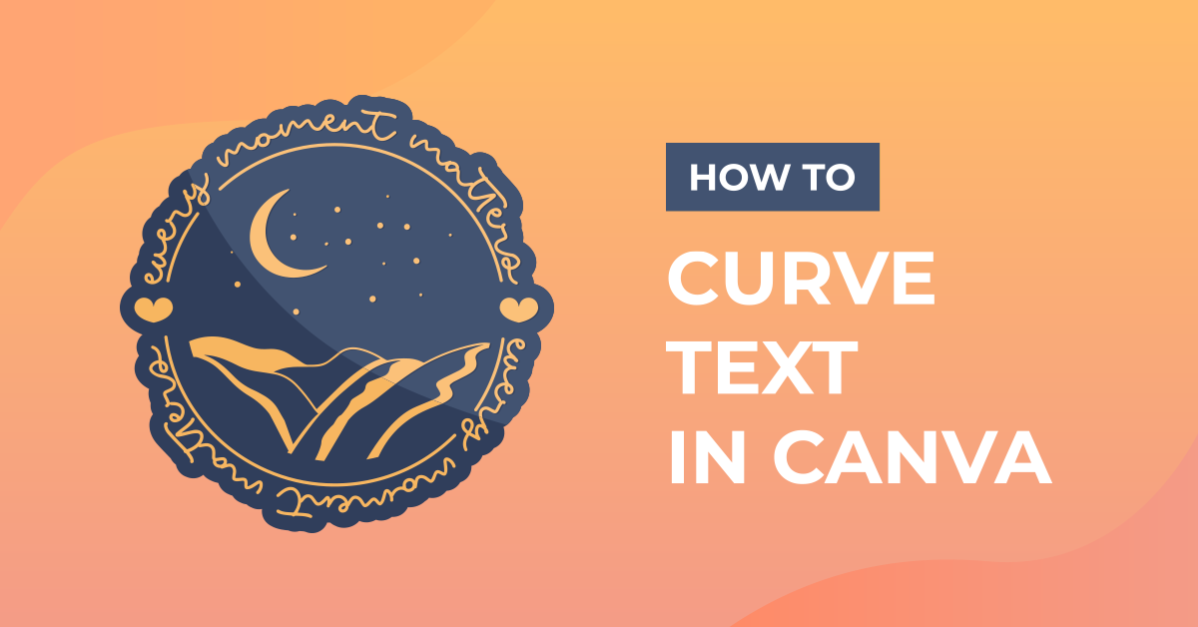 How to Curve Text in Canva