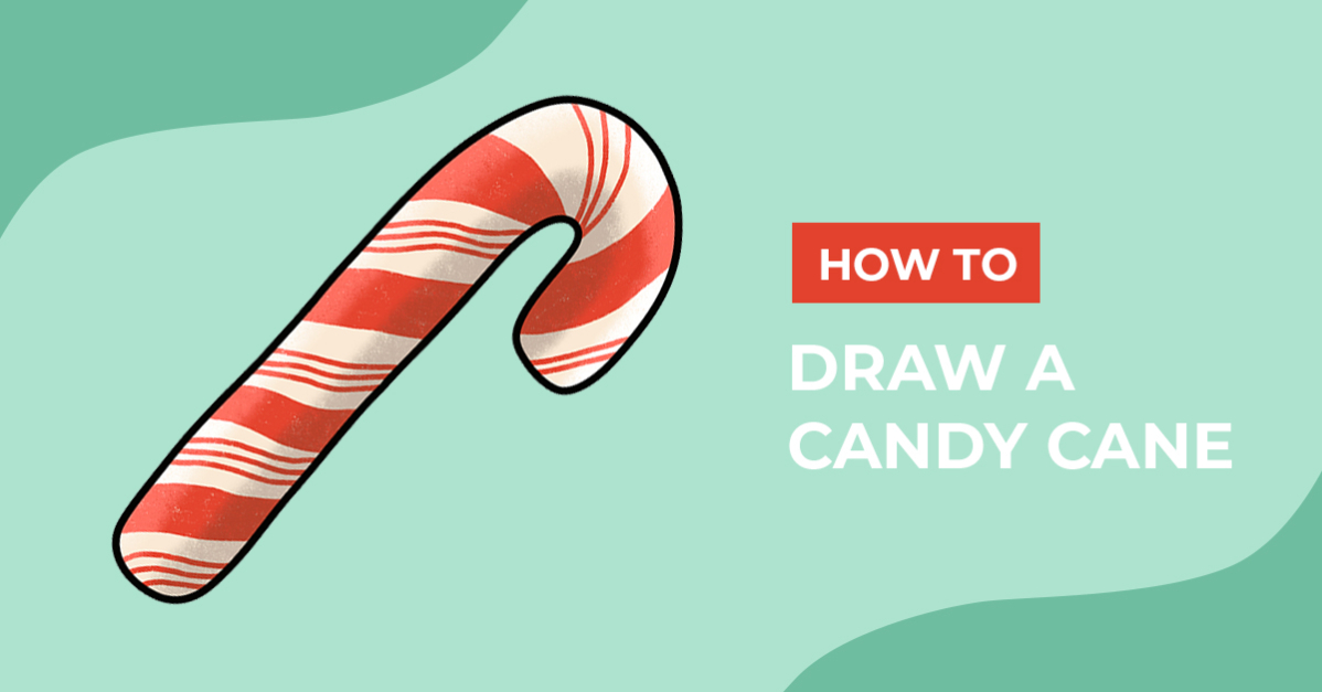 How to Draw a Candy Cane