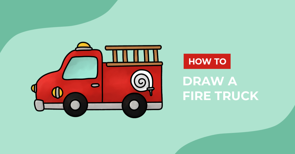 How to Draw a Fire Truck
