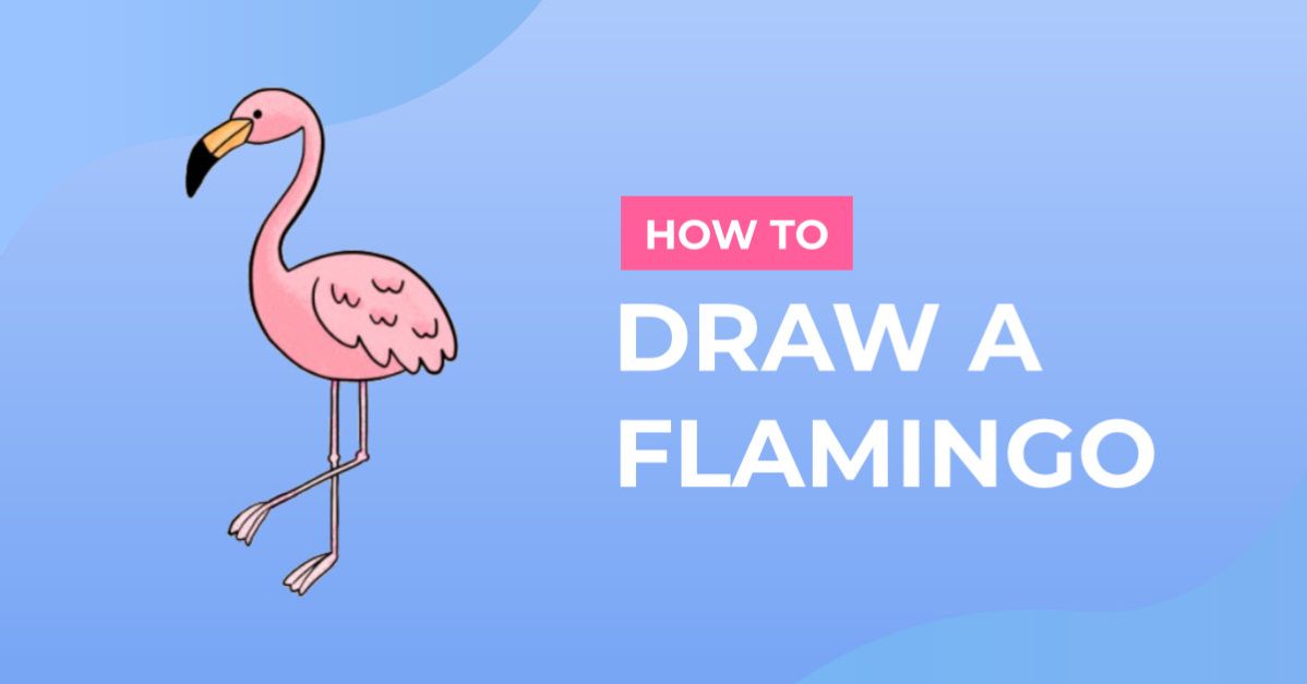 How to Draw a Flamingo