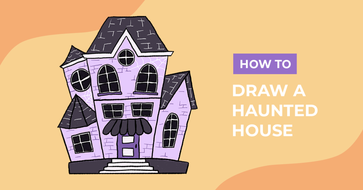 How to Draw a Haunted House