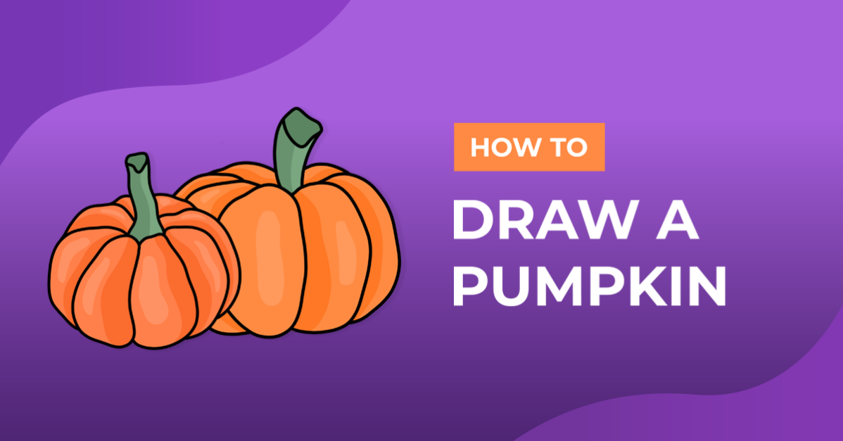 How to Draw a Pumpkin