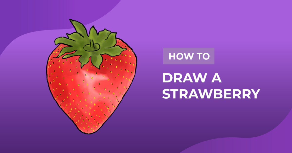 How to Draw a Strawberry