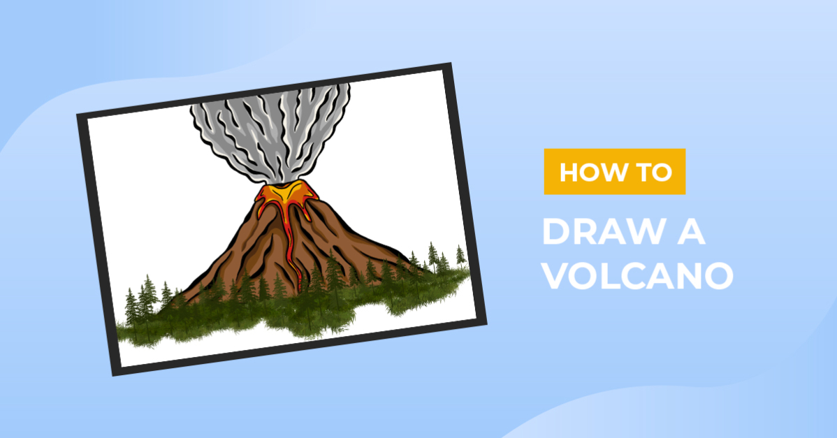 How to Draw a Volcano