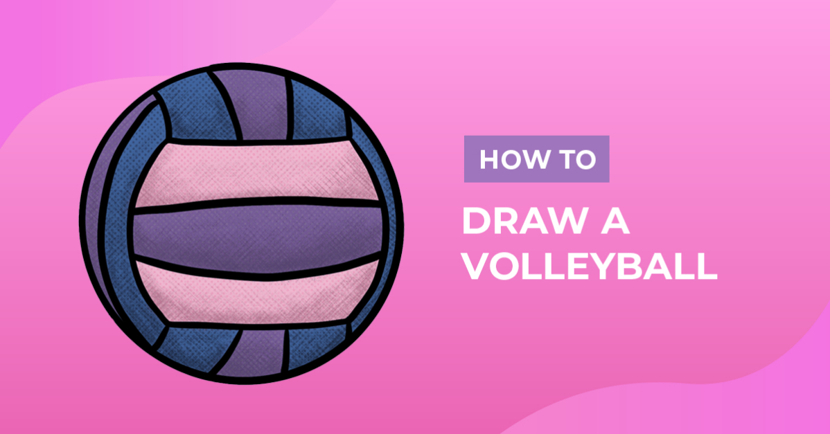 How to Draw a Volleyball