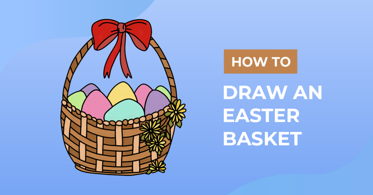 How to Draw an Easter Basket