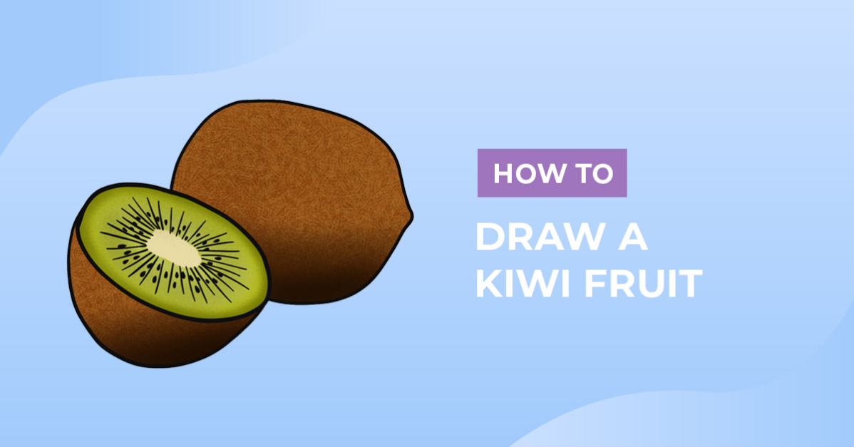 How to Draw a Kiwi Fruit