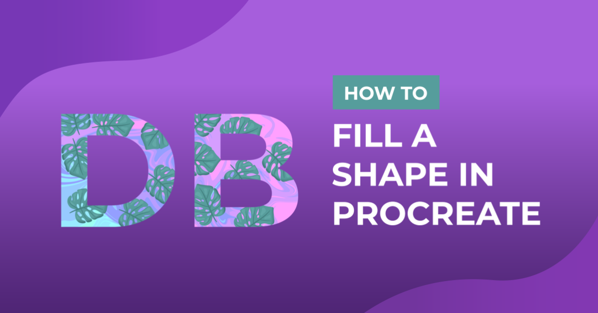 How to Fill a Shape in Procreate