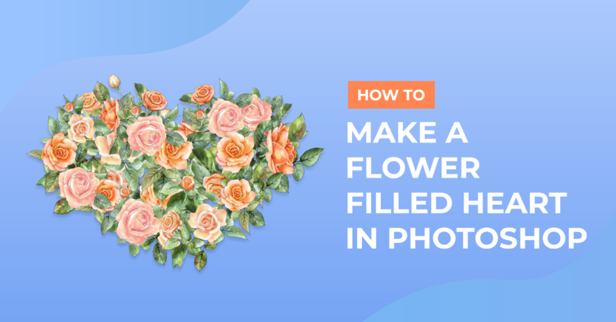 Flower Filled Heart in Photoshop