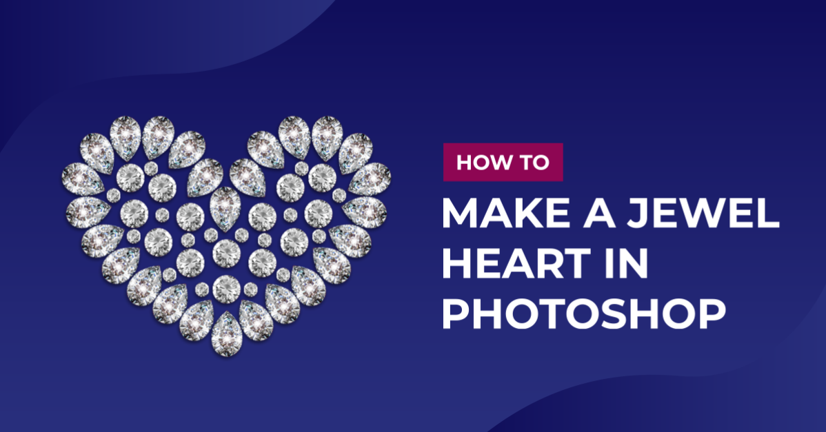 Jewel Encrusted Heart in Photoshop