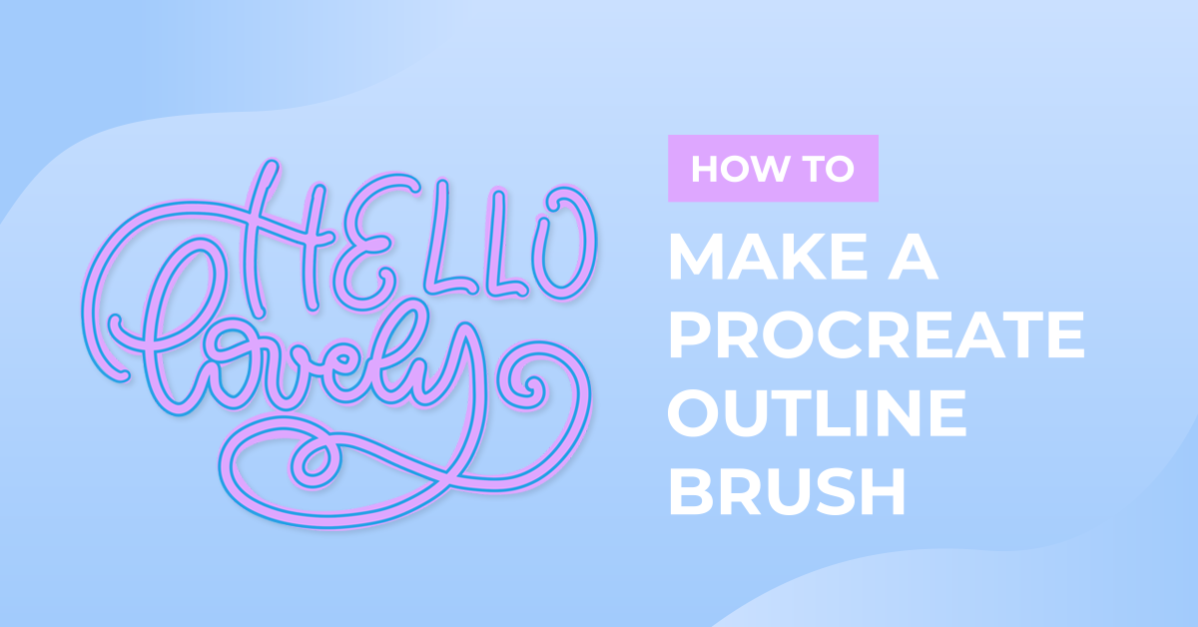 How to Make a Procreate Outline Brush