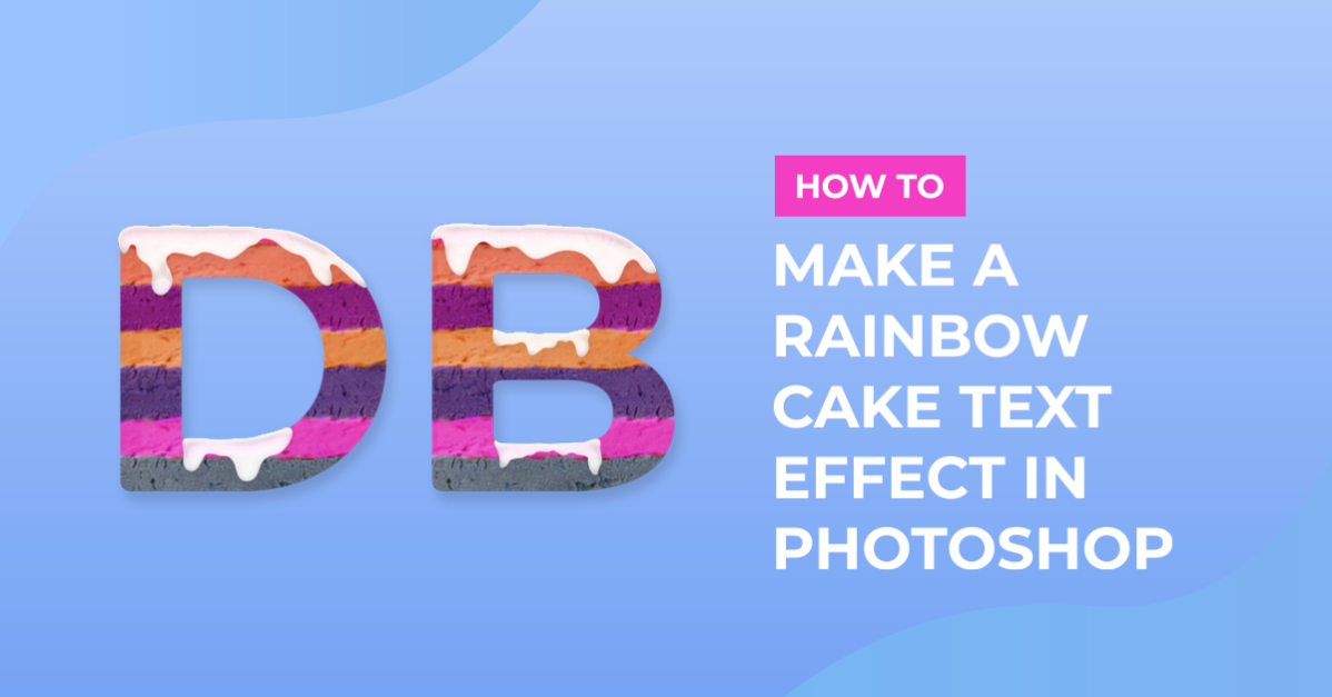 Rainbow Cake Text Effect in Photoshop