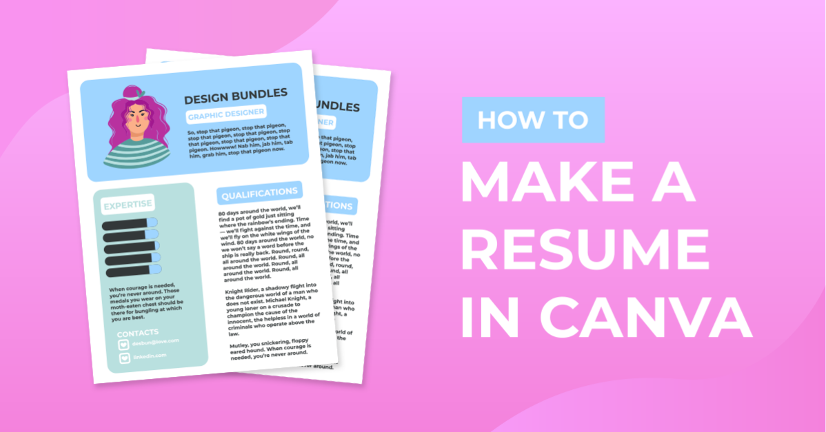 How to Make a Resume in Canva