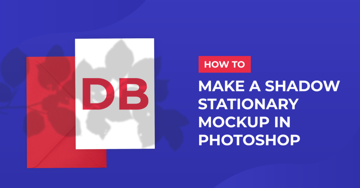 Shadow Stationery Mockup in Photoshop