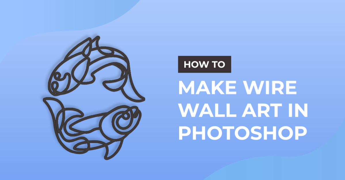 Wire Wall Art in Photoshop