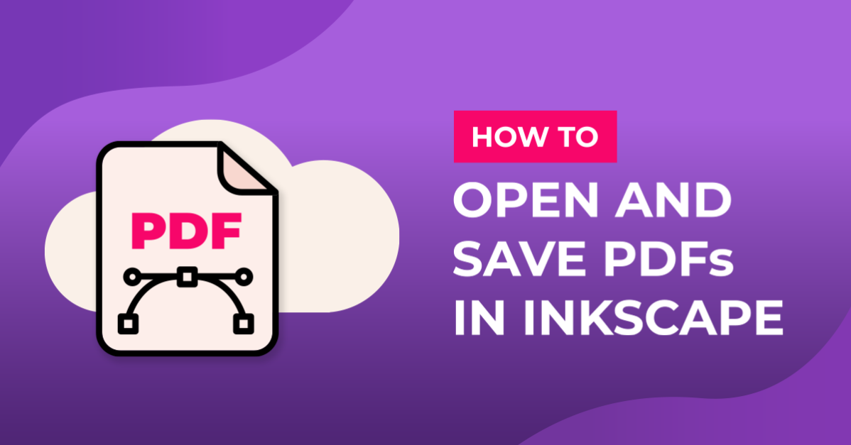 How to open and save a PDF in Inkscape