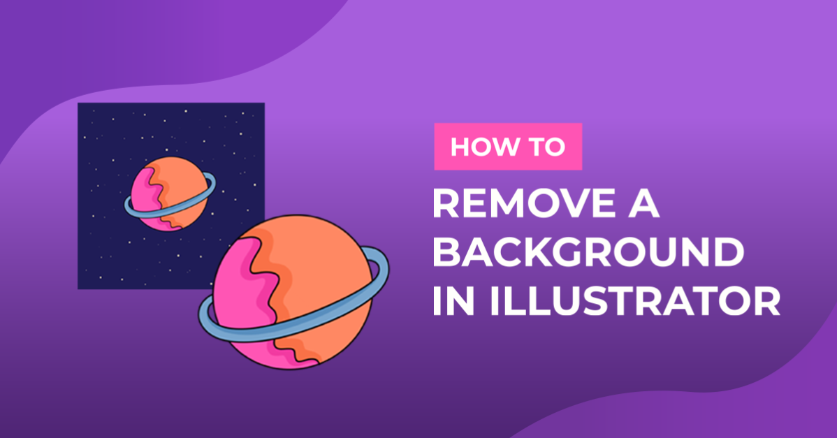 How to remove the background from an image in Illustrator