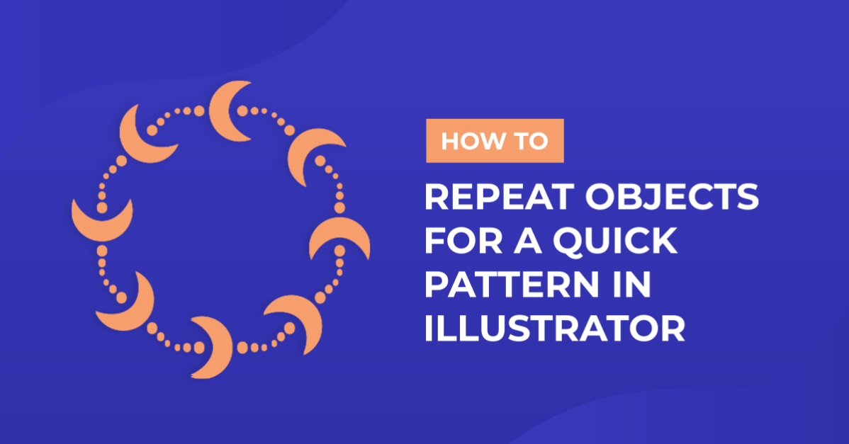How to Repeat Objects for a Quick Pattern in Illustrator